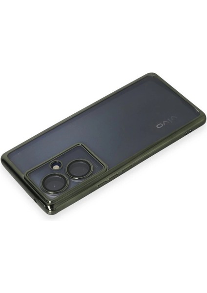 Vivo V29 Lite Kılıf Razer Lensli Silikon - Yeşil modelleri