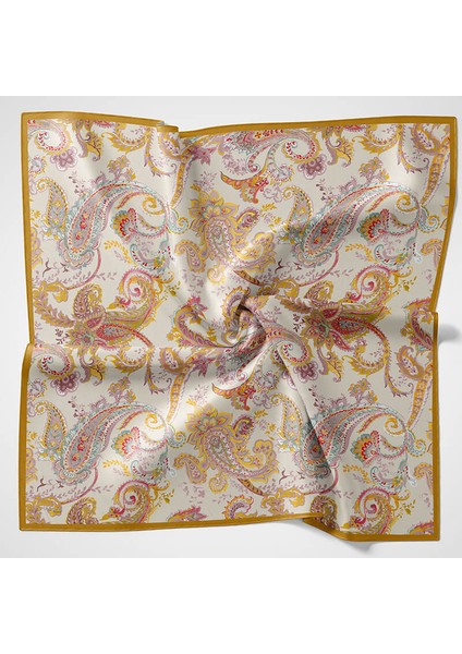 Naturel Eşarp | Ateş Çiçeği