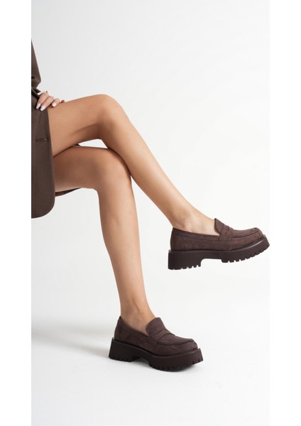 Rion Kadın Günlük Süet Acı Kahve Ayakkabı