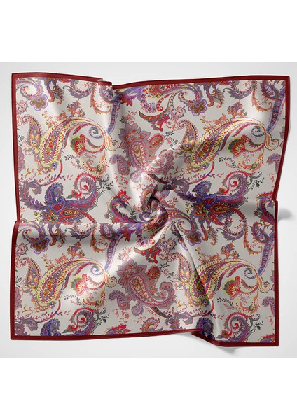 Naturel Eşarp | Ateş Çiçeği