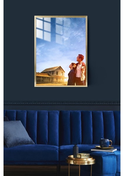 Interstellar Çerçeveli Metal Poster Tablo