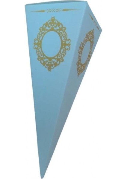 Ieg® Beyaz Karton Külah Şeker,lokum,kına Kutusu 25 Li Paket