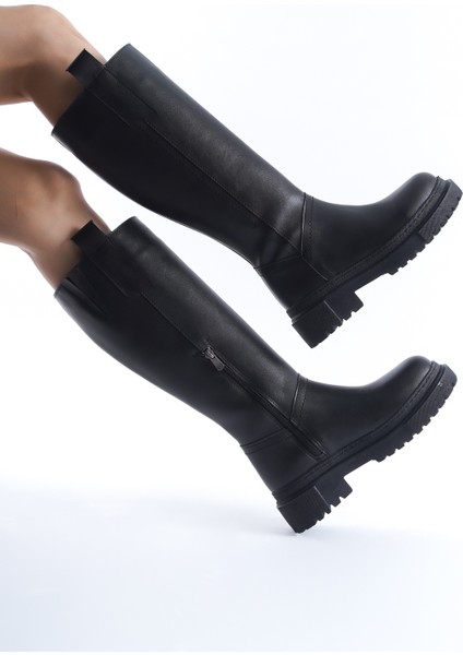 Amy Siyah Cilt Kadın Çizme modelleri