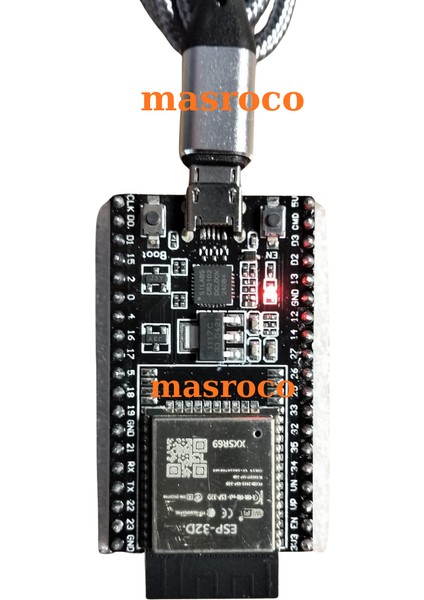 -32D Wi-Fi & Bluetooth Geliştirme Kartı (ESP32 Devkitc-V4/siyah)+Hediye Setli modelleri