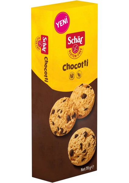 Chocotti Damla Çikolatalı Glutensiz Kurabiye 70 G (2 Adet) modelleri