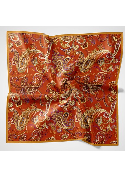 Naturel Eşarp | Ateş Çiçeği