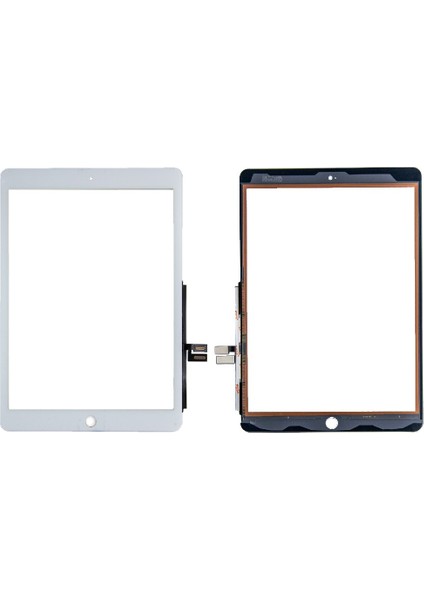 Apple iPad 7.nesil Uyumlu A2197 A2198 A2200 Dokunmatik Beyaz Ön Cam
