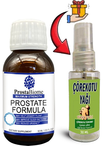 : 1 Adet Erkeklere Özel 50 ml Şurup + 30 ml Çörek Otu Yağı