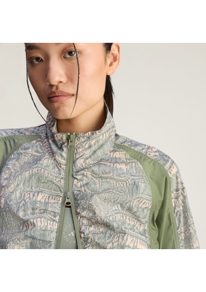 JN2213 Asmc Trackjkt P Kadın By Stella Mccartney Printed Fermuarlı Üst indirimleri