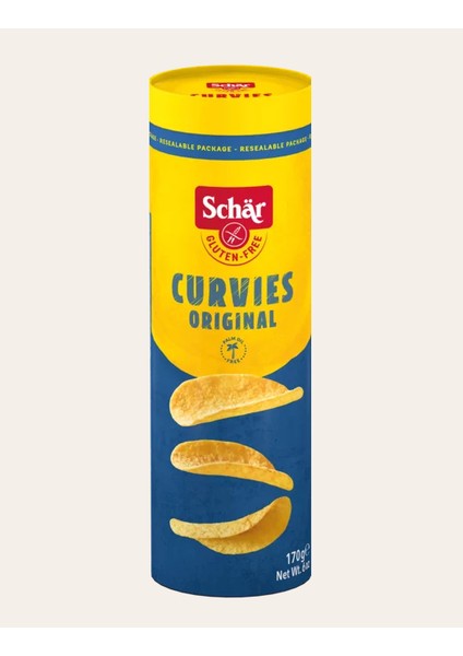 Curvies Original Glutensiz Sade Patates Cipsi