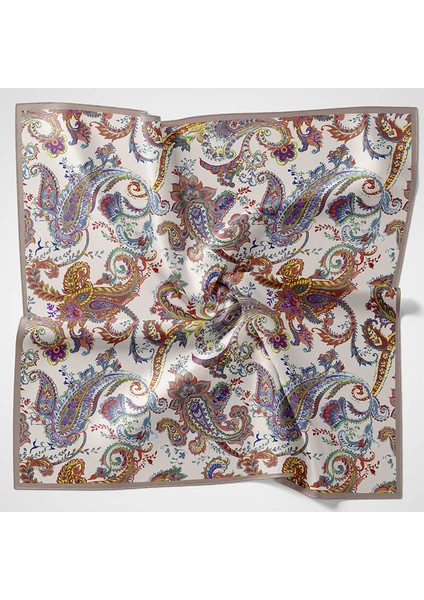 Naturel Eşarp | Ateş Çiçeği