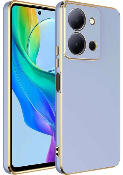 Vivo Y36 Kılıf Volet Silikon - Mavi