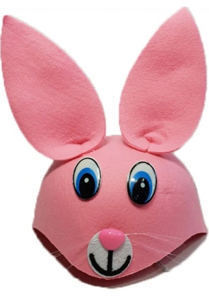 Ieg® Çocuk Tavşan Şapkası Pembe Renk