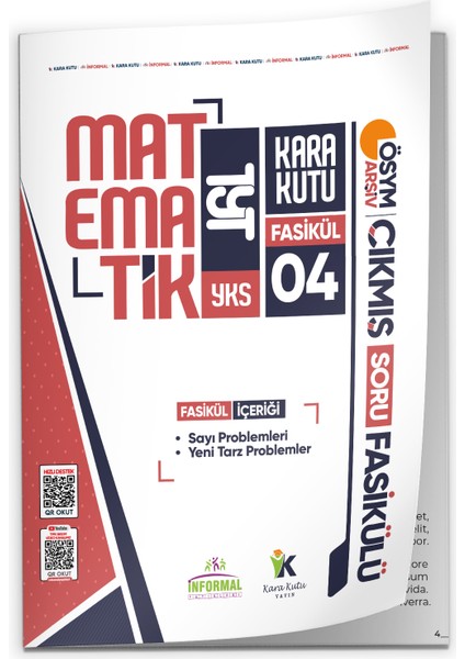 2026 TYT Matematik Kara Kutu 4.Fasikül ÖSYM Çıkmış Soru YENİ TARZ-SAYI PROBLEMLERİ Modüler Set