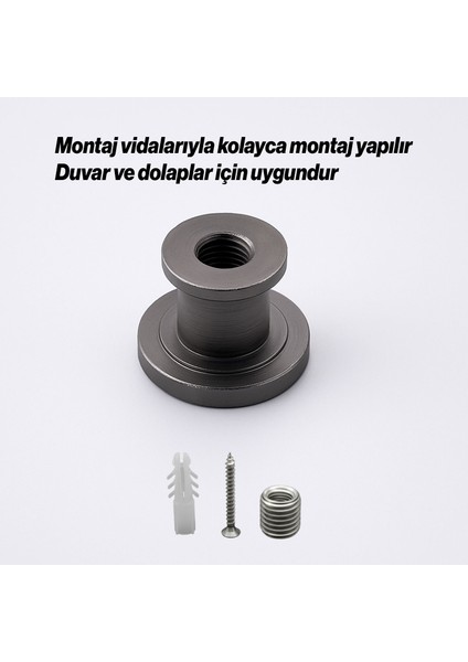 Alex Antik Askı Portmanto Vestiyer Banyo Mutfak Askısı Askılık Duvar Vidalı Çanta Elbise Asma Modern fırsatları