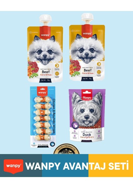 Köpek Maması 4'lü Avantaj Set