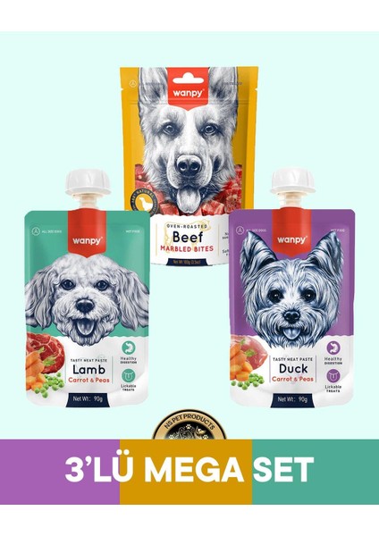 Köpek Maması 3'lü Mega Set - 2