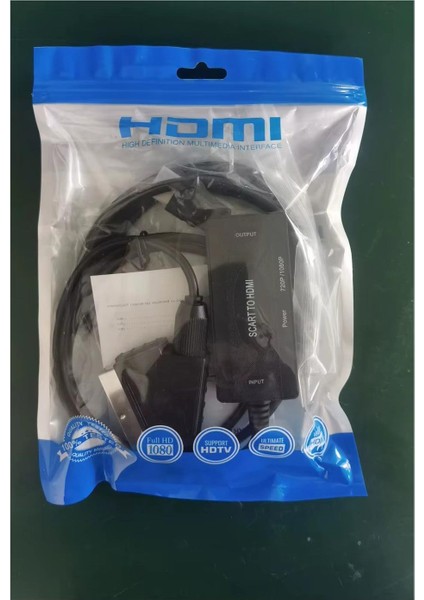 GA95 Scart To HDMI 1080P Hd Av Video Çevirici Dönüştürücü Adaptör fiyatları