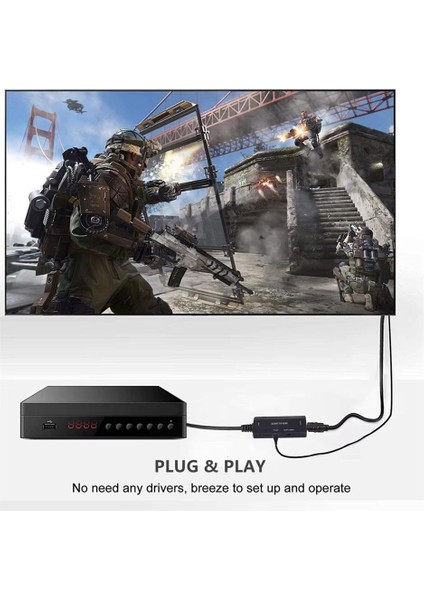 GA95 Scart To HDMI 1080P Hd Av Video Çevirici Dönüştürücü Adaptör