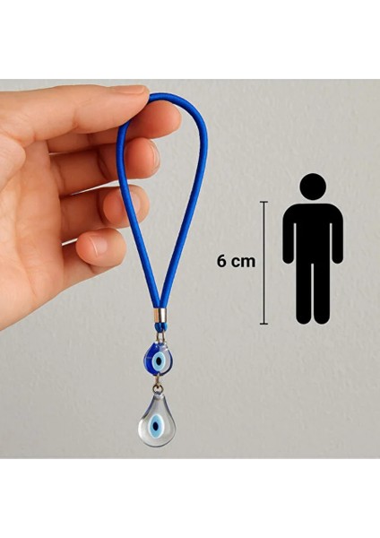 Cam Nazar Boncuklu Dikiz Aynasi Süsü El Yapimi Damla Nazarlik modelleri