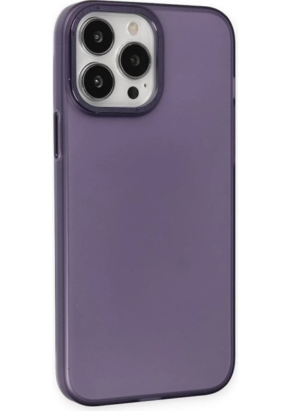 Iphone 14 Pro Kılıf Modos Metal Kapak - Derin Mor modelleri