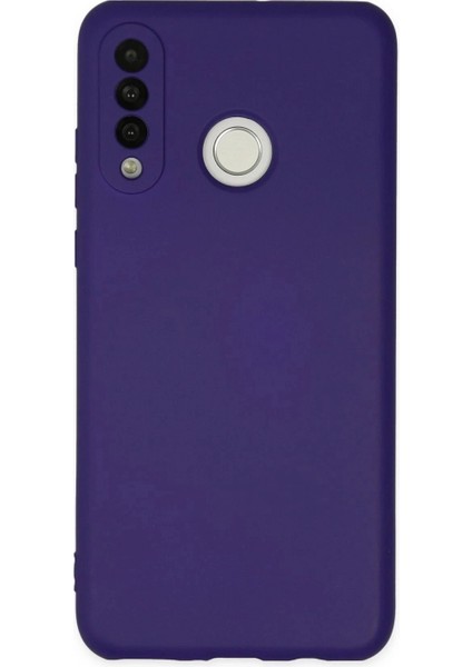 Huawei P30 Lite Kılıf Nano Içi Kadife Silikon - Mor