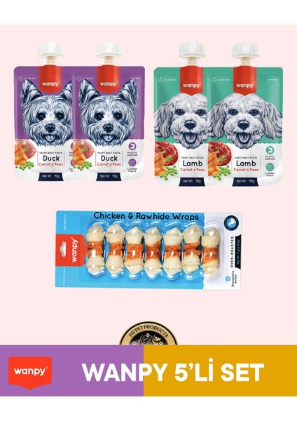 Köpek Maması 5'li Wanpy Set - 2
