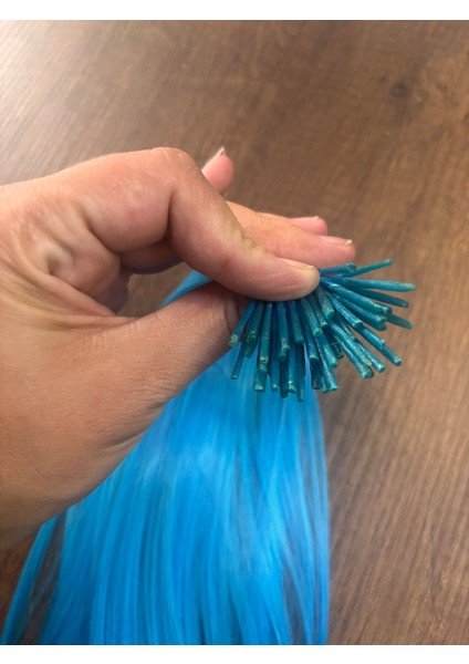 Renkli Boncuk Kaynak Saç-Renkli Kaynak Saçı-Boncuk Kaynak Renkli Saç Tutamı- modelleri