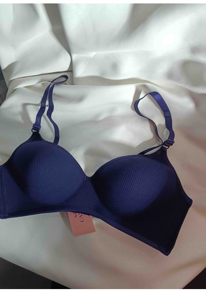 Nurah Fitilli Dokulu Pamuklu Balensiz Dolgusuz Sütyen