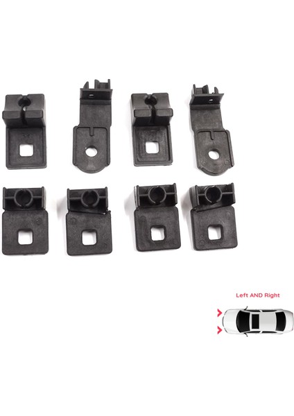 Vw Crafter Mk1 2e 2f 2006-2017 2E0998225 2E0998226 Için Sağ Sol Ön Far Ayak Tamir Seti