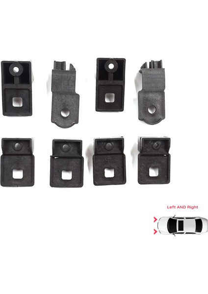 Vw Crafter Mk1 2e 2f 2006-2017 2E0998225 2E0998226 Için Sağ Sol Ön Far Ayak Tamir Seti fiyatları