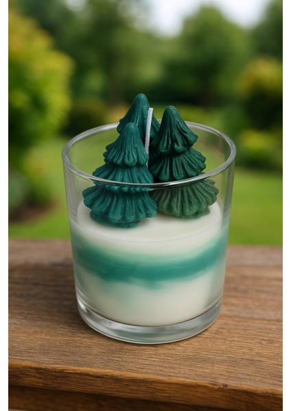 Dekoratif Mum (Çam Ağacı)