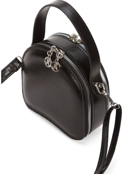 Kadın Deri Uzun Askılı El ve Omuz Çantası – Siyah – NEWPOLO363 fırsatları