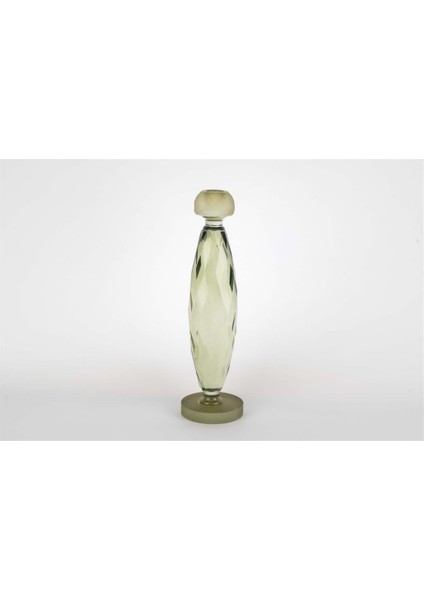 Kristal Yeşil Şamdan 29X8CM