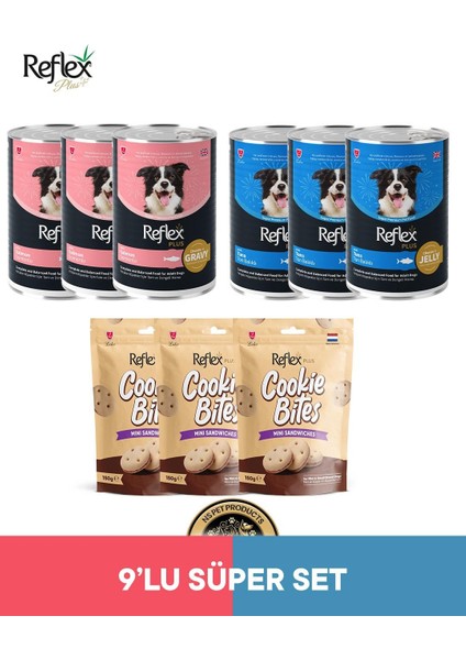 Plus Köpek Maması 9'lu Süper Set