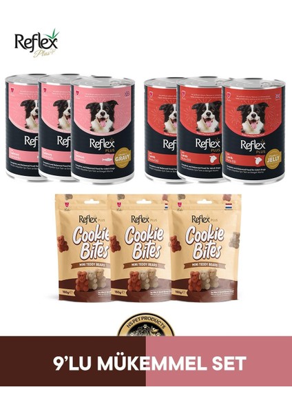 Plus Köpek Maması 9'lu Mükemmel Set