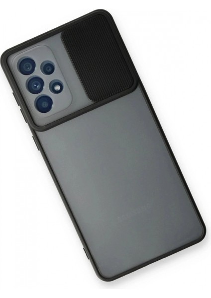 Ieg Samsung Galaxy A73 5g Kılıf Palm Buzlu Kamera Sürgülü Silikon - Siyah modelleri