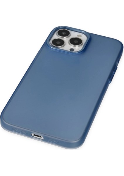 Iphone 13 Pro Max Kılıf Modos Metal Kapak - Lacivert modelleri