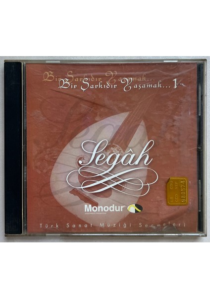 Türk Sanat Müziği Seçmeleri Segah CD (Orijinal Dönem Baskı Cd)