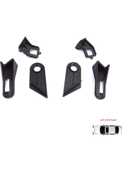 Fiat Abarth Grande Punto Mk3 199 2005-2013 89101372SX 89101373DX Için Sol Sağ Ön Far Ayak Tamir Seti