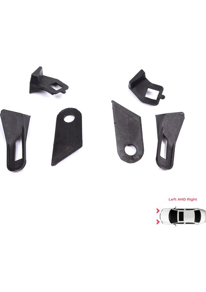 Fiat Abarth Grande Punto Mk3 199 2005-2013 89101372SX 89101373DX Için Sol Sağ Ön Far Ayak Tamir Seti fiyatları