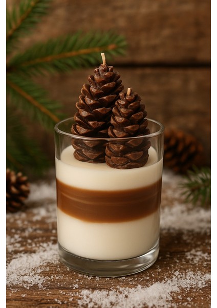 Dekoratif Mum (Kozalak)