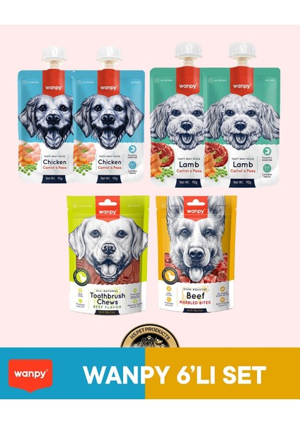 Köpek Maması 6'lı Wanpy Set - 3