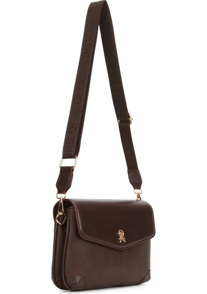 Kadın Deri Uzun Askılı El ve Omuz Çantası – Kahverengi – NEWPOLO364 modelleri