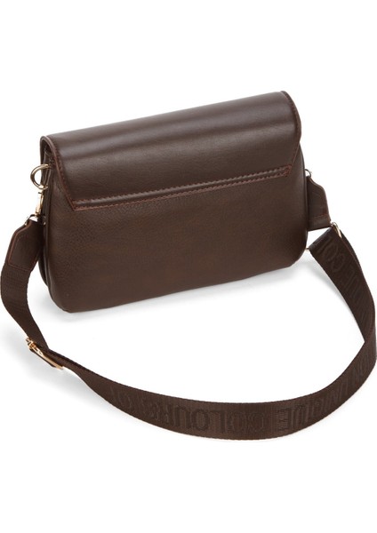 Kadın Deri Uzun Askılı El ve Omuz Çantası – Kahverengi – NEWPOLO364 fırsatları