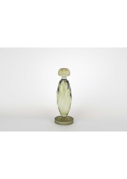 Kristal Yeşil Şamdan 23X8CM