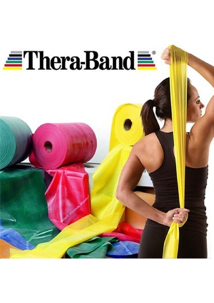 Theraband 200 cm Sarı Egzersiz Bandı fırsatları