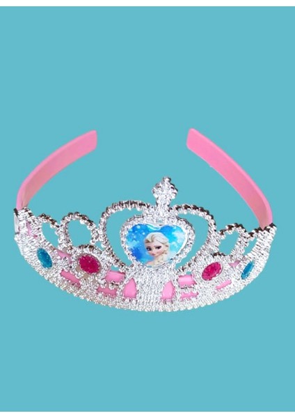 Prenses Elsa Taç (pembe)