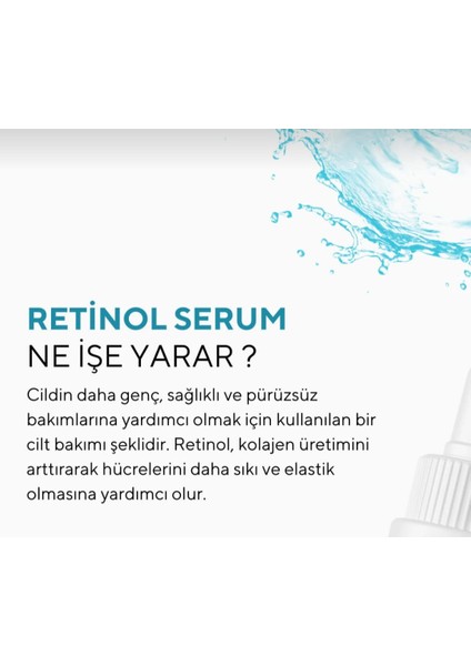 Retinol Serum 30 ml – Anti-Aging, Kırışıklık Karşıtı ve Cilt Yenileyici Serum fırsatları