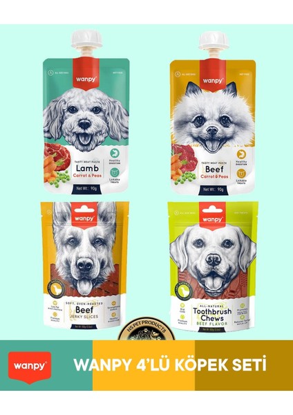 Köpek Maması 4'lü Köpek Set - 1